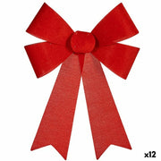 Lien Décorations de Noël Rouge PVC 32 x 41 x 6 cm (12 Unités)