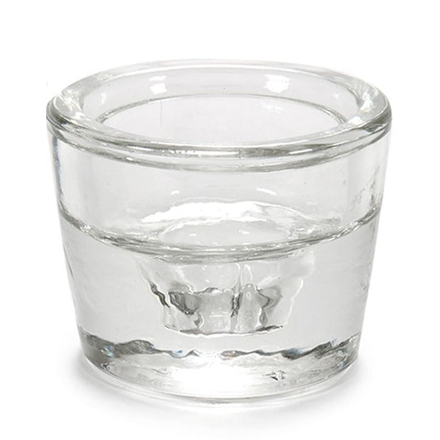 Bougeoir Transparent verre 6 x 4,3 x 6 cm (12 Unités)