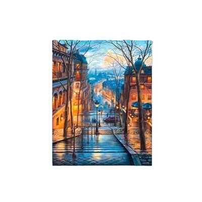 Set de peinture par chiffres Alex Bog Stairs Down of Montmatre Paris 40 x 50 cm