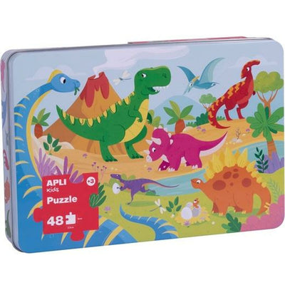 Puzzle Enfant Apli Dinosaurs 24 Pièces 48 x 32 cm