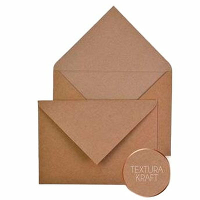 Enveloppes Michel papier kraft 16 x 22 cm Marron (25 Unités)