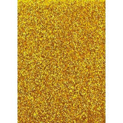 Papier Glitter Feuille de Mousse Doré 50 x 70 cm (10 Unités)