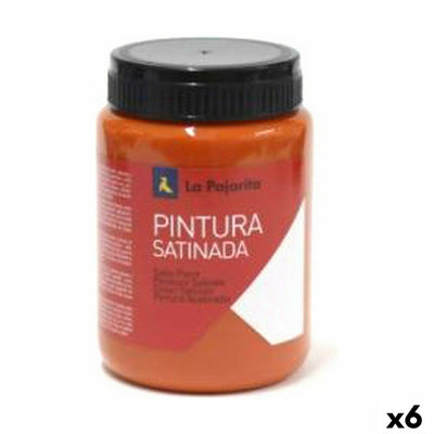 Tempera La Pajarita L-06 Orange Satiné Scolaire (35 ml) (6 Unités)