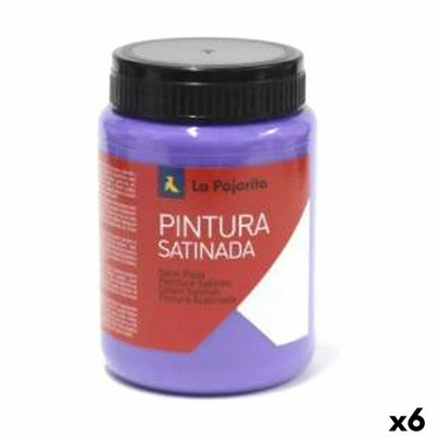 Tempera La Pajarita L-13 Violet Satiné Scolaire (35 ml) (6 Unités)