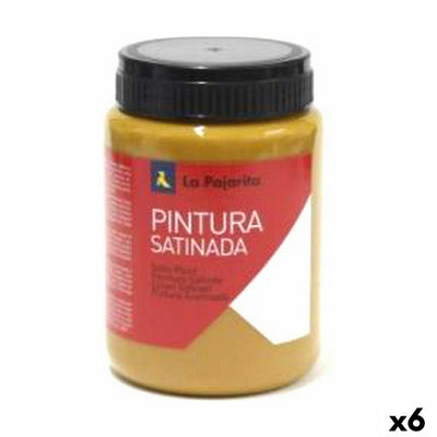 Tempera La Pajarita L-30 Satiné Couleur brique Scolaire (35 ml) (6 Unités)