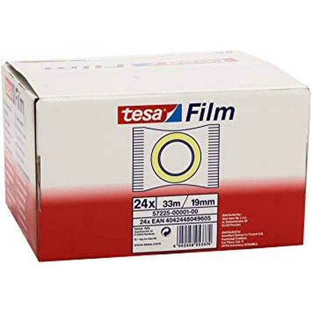 Ruban adhésif TESA 19 mm 33 m Transparent (24 Unités)
