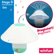 Projecteur mobile Winfun Plastique 46 x 49 x 30 cm (2 Unités)
