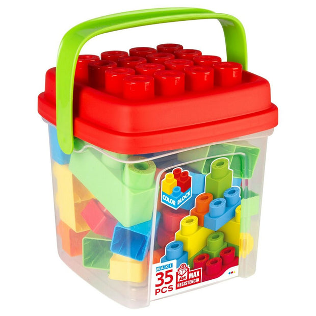 Set de construction Color Block Basic Seau 35 Pièces (6 Unités)