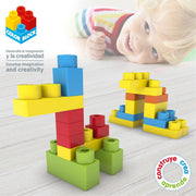 Set de construction Color Block Basic Seau 35 Pièces (6 Unités)