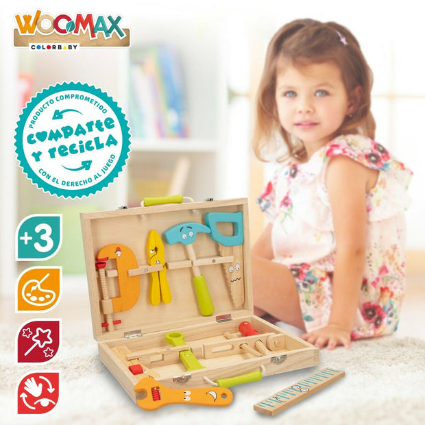 Jeu d'outils pour les enfants Woomax 11 Pièces 2 Unités