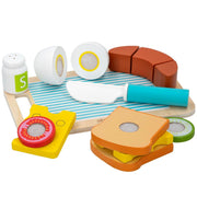 Set de jouets alimentaires Woomax Petit-déjeuner 14 Pièces (4 Unités)