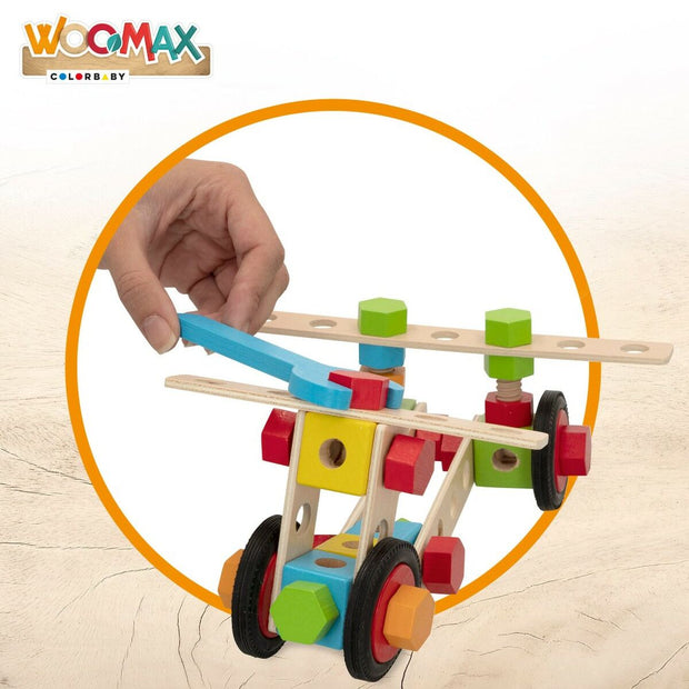 Set de construction Woomax 80 Pièces (4 Unités)