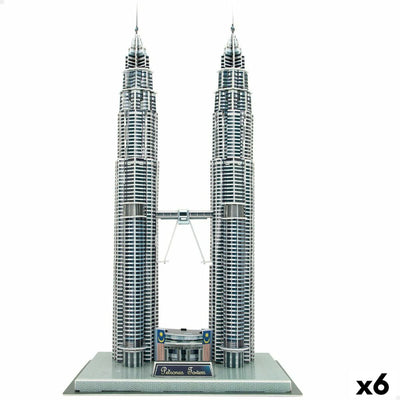 Puzzle 3D Colorbaby Petronas Towers 27 x 51 x 20 cm (6 Unités)