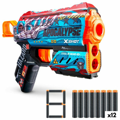Pistolet à Fléchettes Zuru X-Shot Flux 21,5 x 14 x 4 cm (12 Unités)