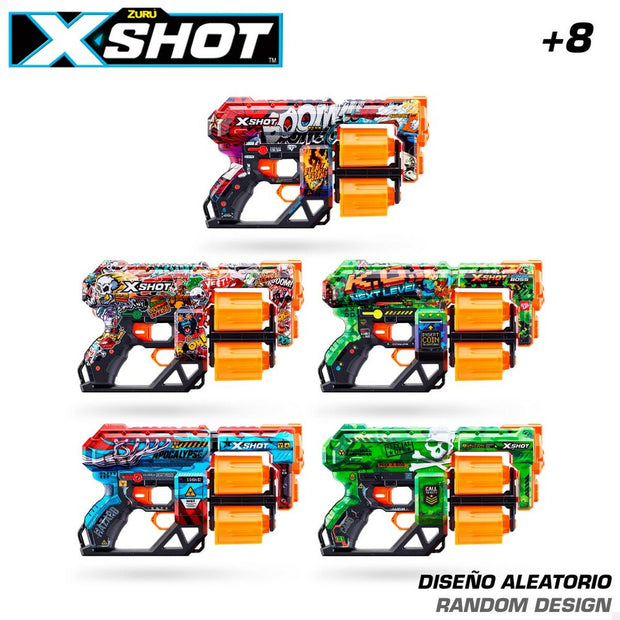 Pistolet à Fléchettes Zuru X-Shot Dread 32 x 18,5 x 0,6 cm (6 Unités)