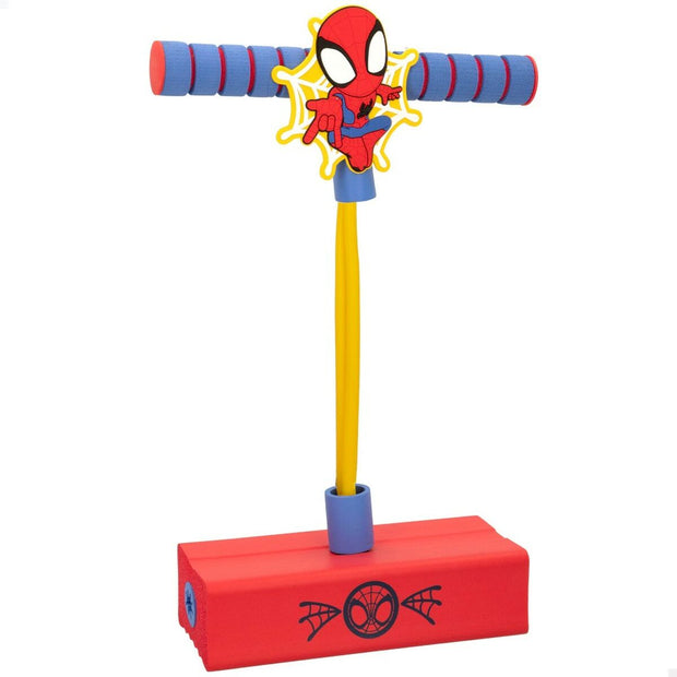 Bâton sauteur Spiderman 3D Rouge Enfant (4 Unités)