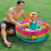 Piscine à balles Intex 86 x 25 x 86 cm (3 Unités)