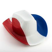 Chapeau de Cowboy Drapeau de la France