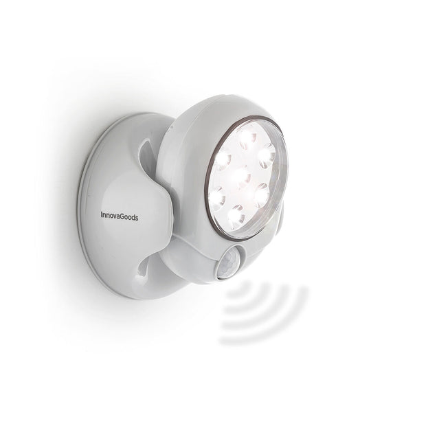 Lampe LED avec Capteur de Mouvement Lumact 360º InnovaGoods