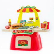 Jeu de fast food avec accessoires