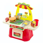 Jeu de fast food avec accessoires